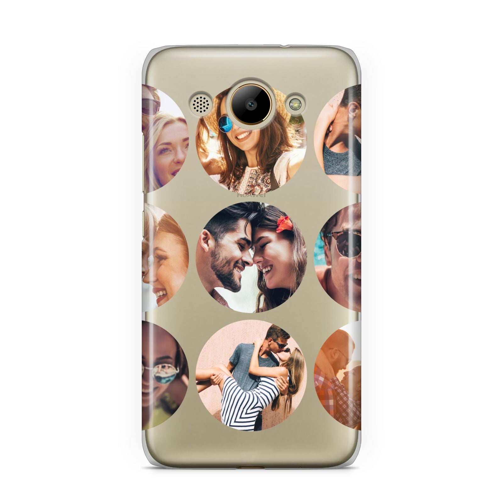 Circular Photo Montage Upload Huawei Y3 2017