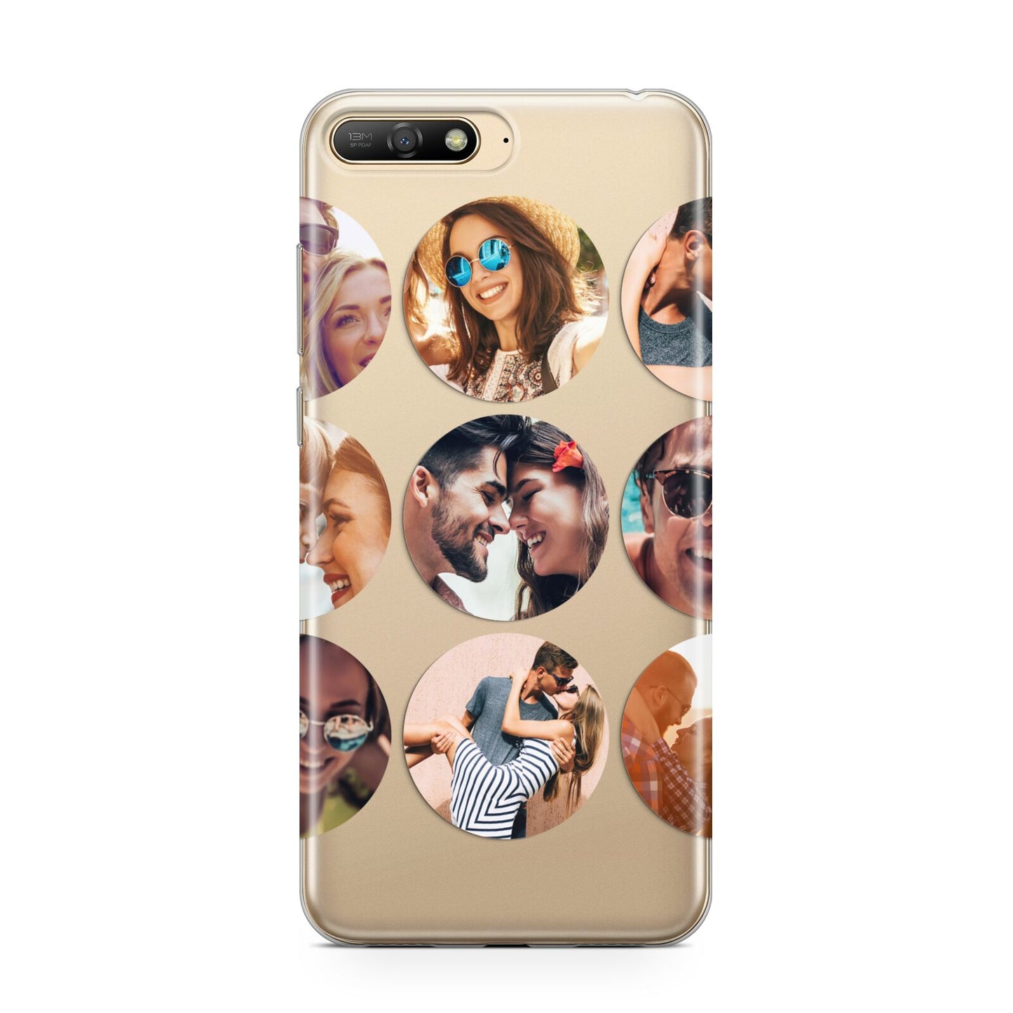 Circular Photo Montage Upload Huawei Y6 2018