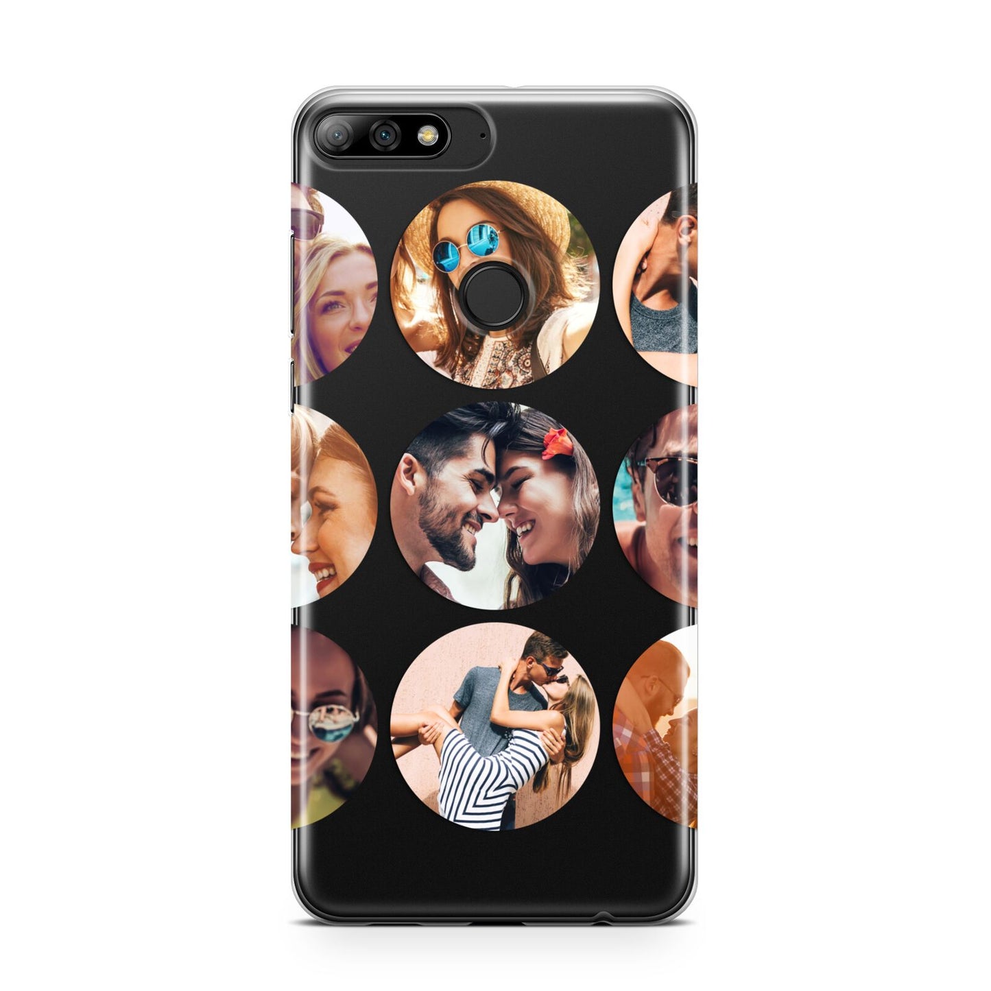 Circular Photo Montage Upload Huawei Y7 2018