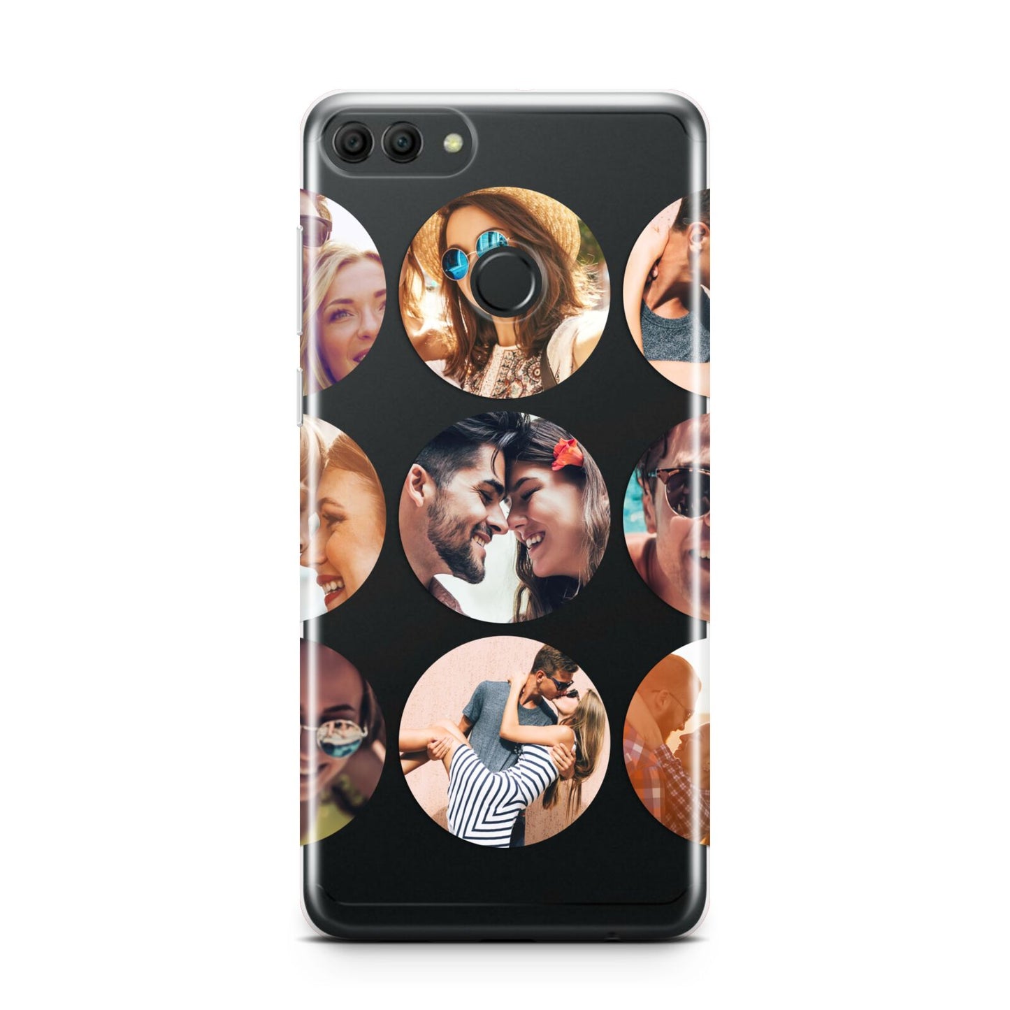 Circular Photo Montage Upload Huawei Y9 2018