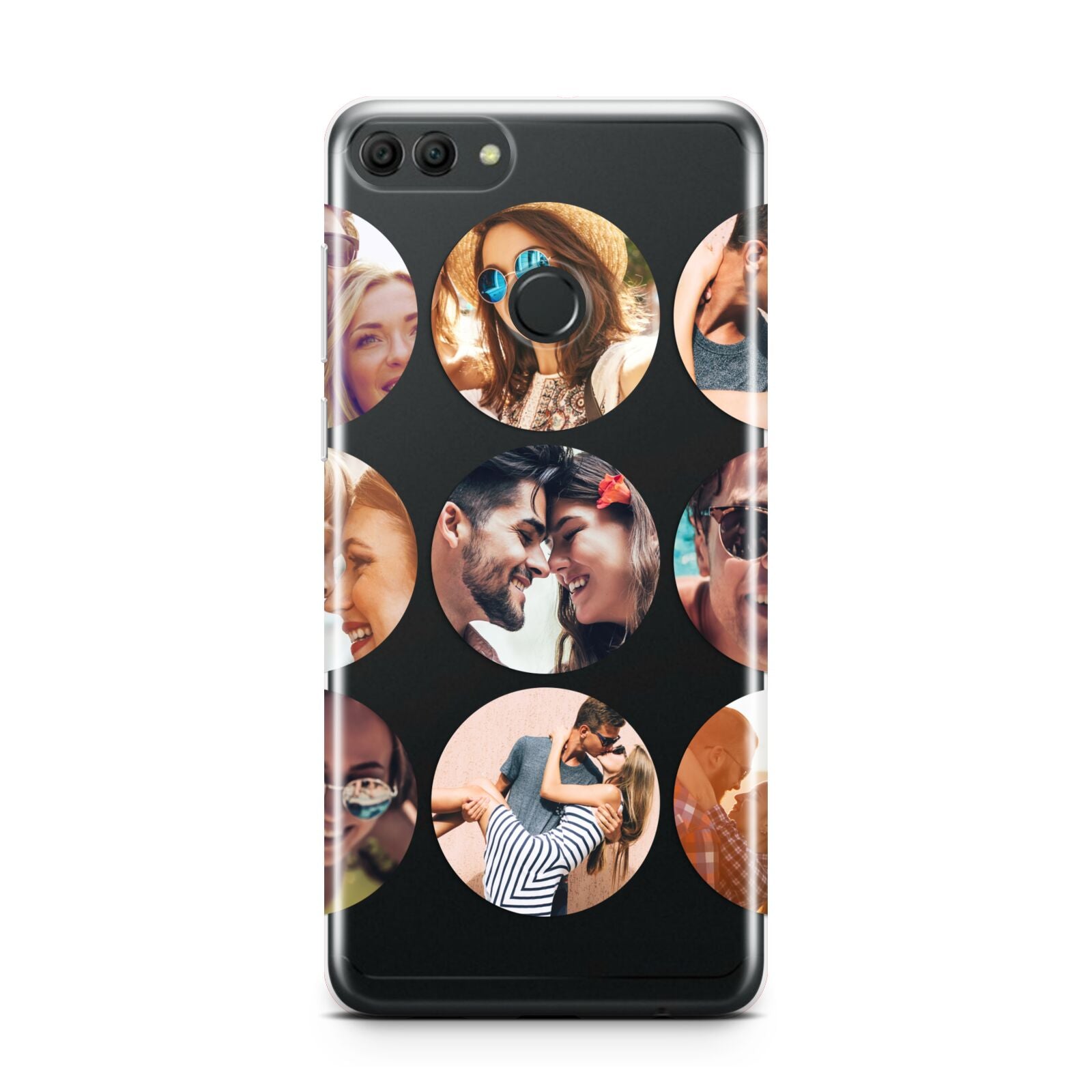 Circular Photo Montage Upload Huawei Y9 2018