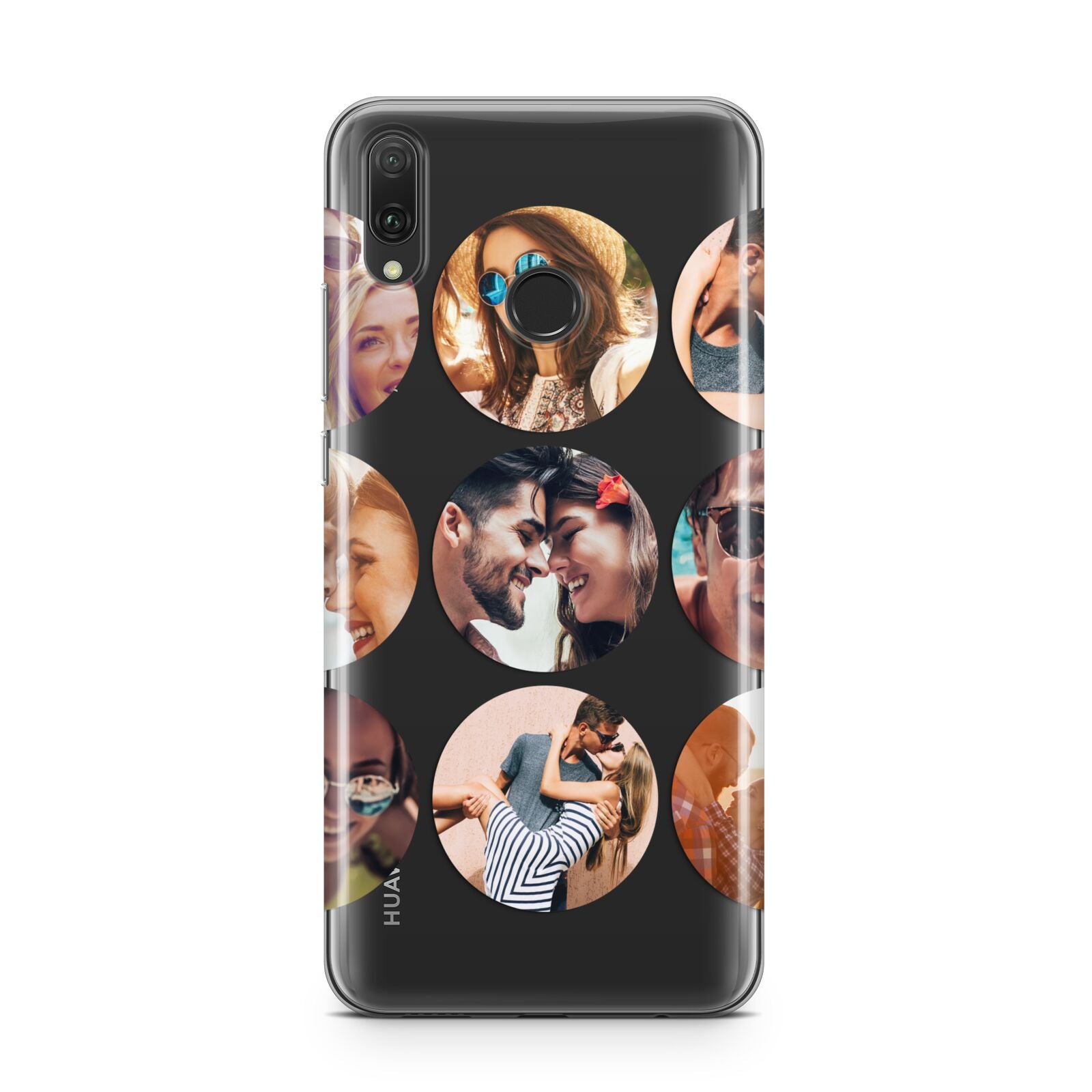 Circular Photo Montage Upload Huawei Y9 2019