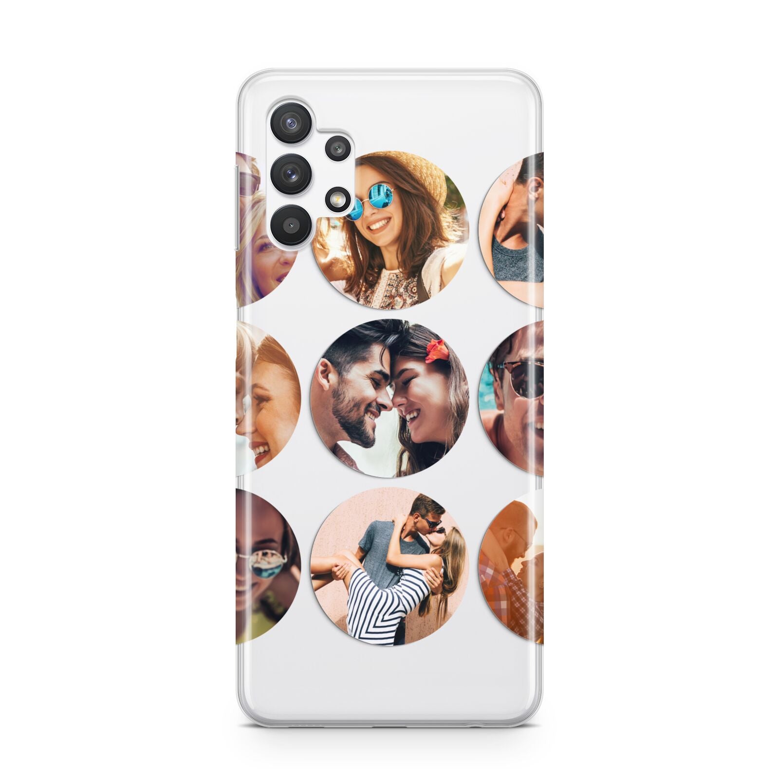 Circular Photo Montage Upload Samsung A32 5G Case