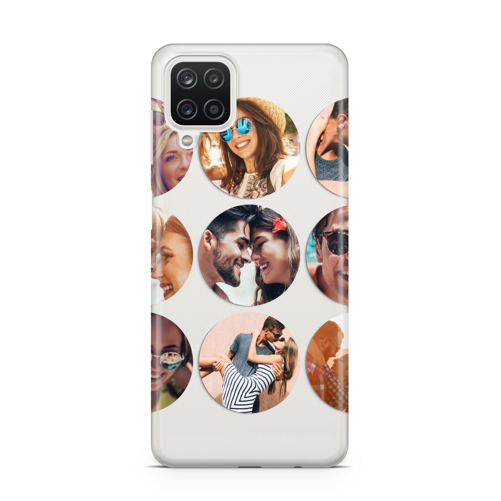 Circular Photo Montage Upload Samsung M12 Case