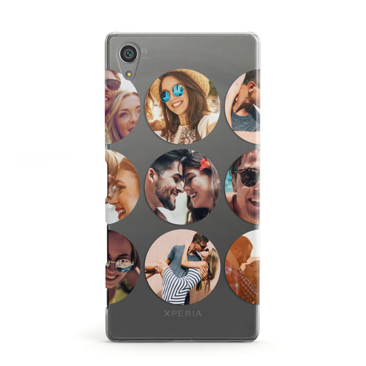 Circular Photo Montage Upload Sony Xperia Case