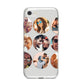 Circular Photo Montage Upload iPhone 8 Bumper Case on Silver iPhone