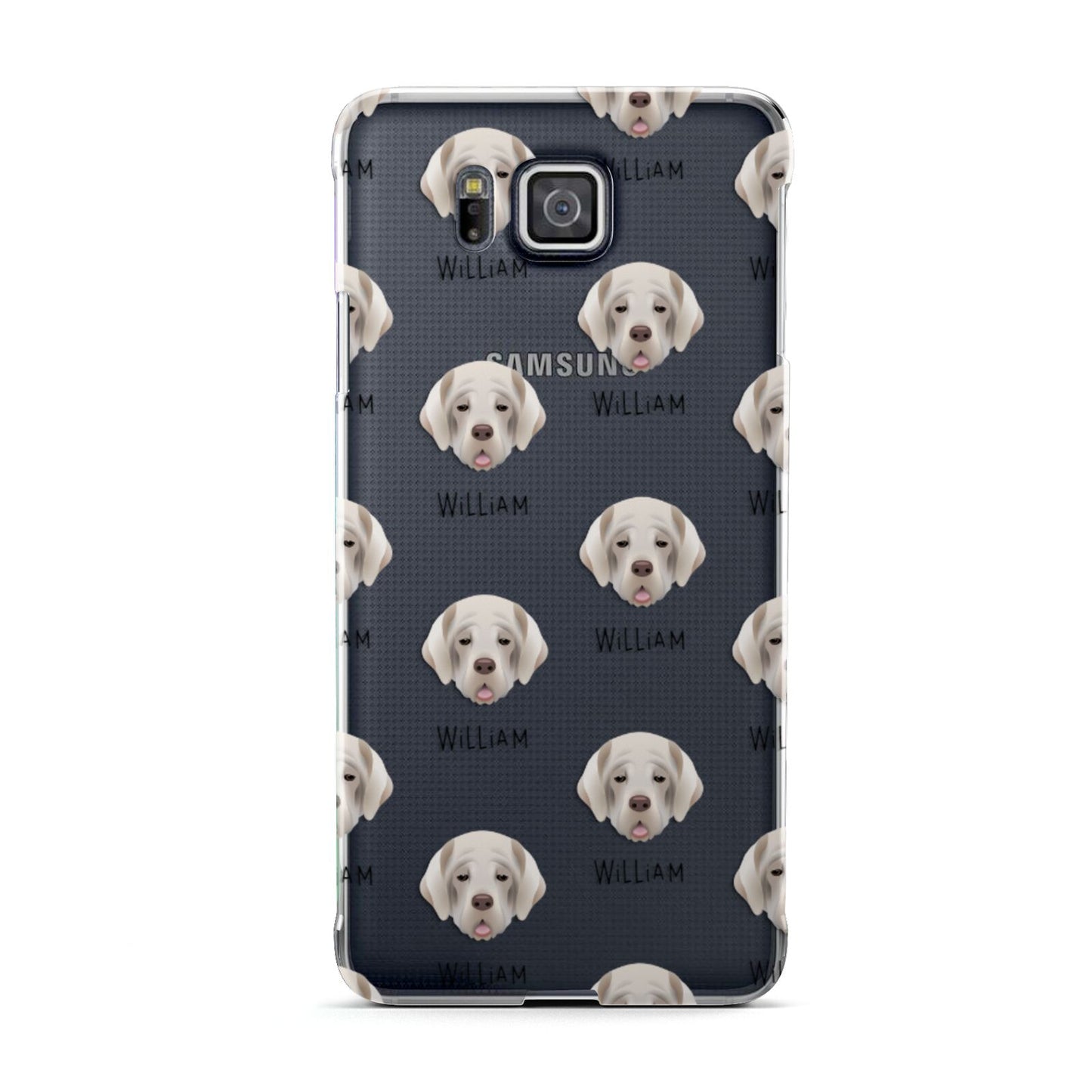 Cirneco Dell Etna Icon with Name Samsung Galaxy Alpha Case