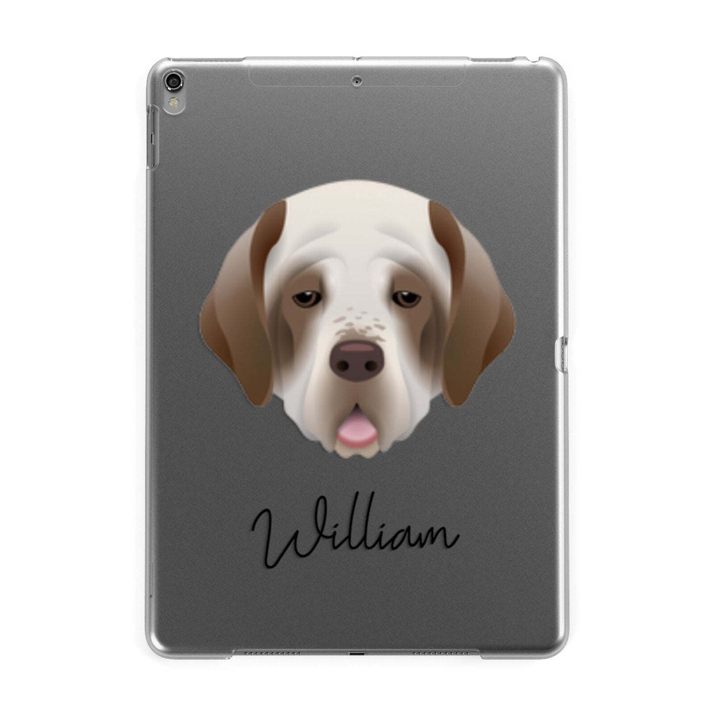 Cirneco Dell Etna Personalised Apple iPad Grey Case