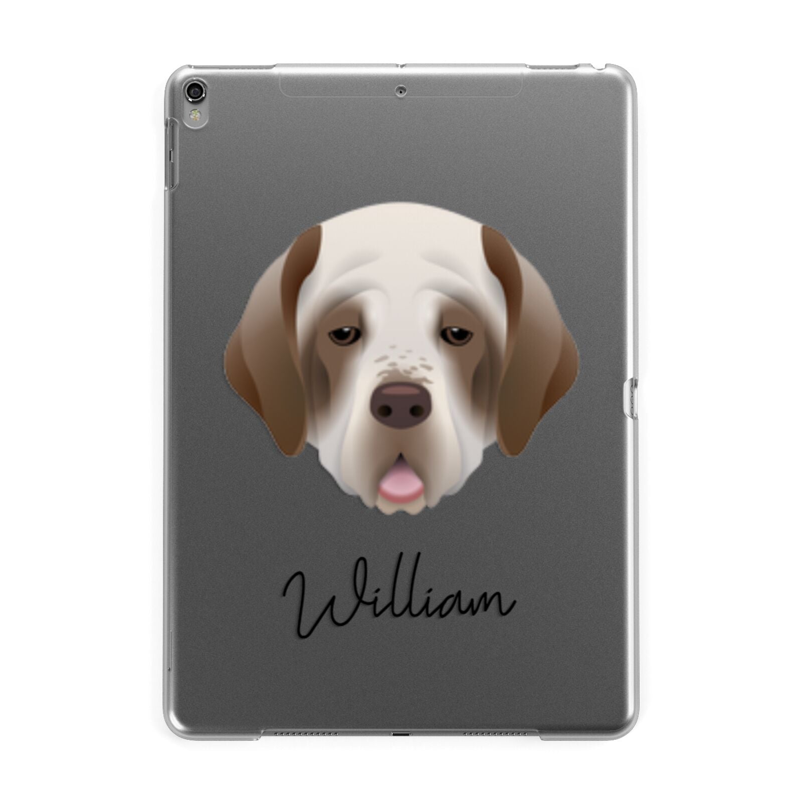 Cirneco Dell Etna Personalised Apple iPad Grey Case