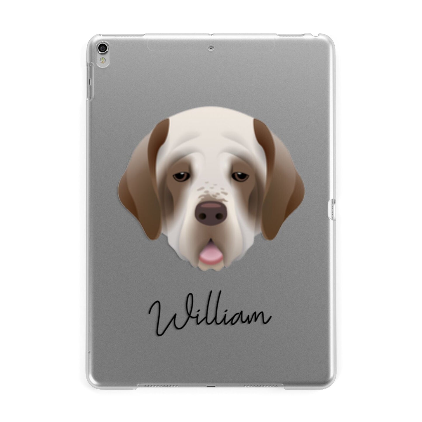 Cirneco Dell Etna Personalised Apple iPad Silver Case