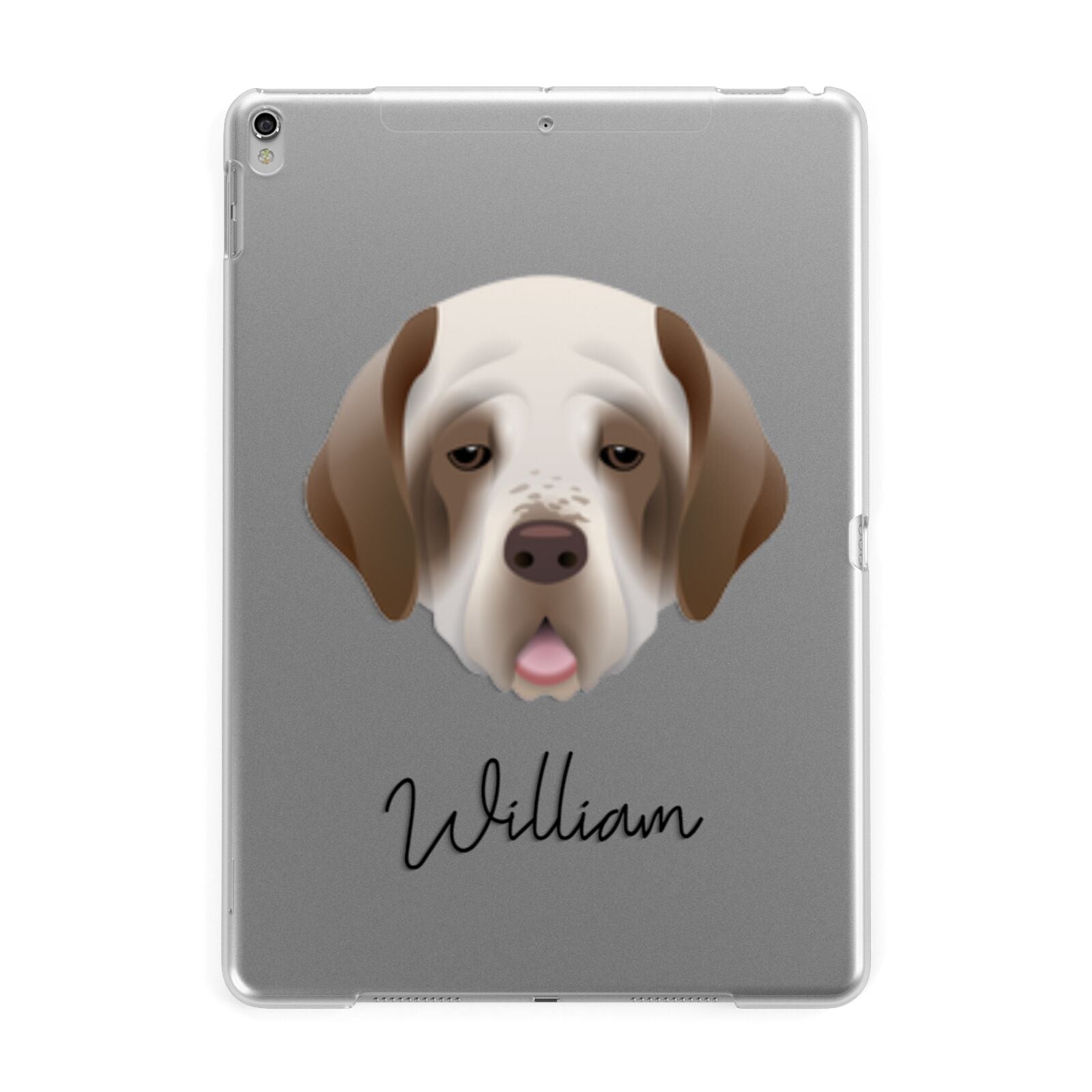 Cirneco Dell Etna Personalised Apple iPad Silver Case