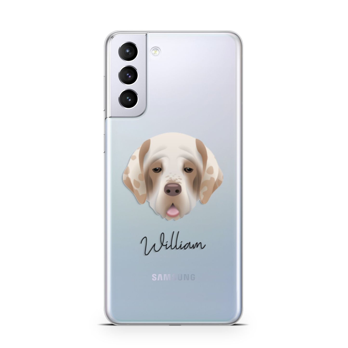 Cirneco Dell Etna Personalised Samsung S21 Plus Phone Case