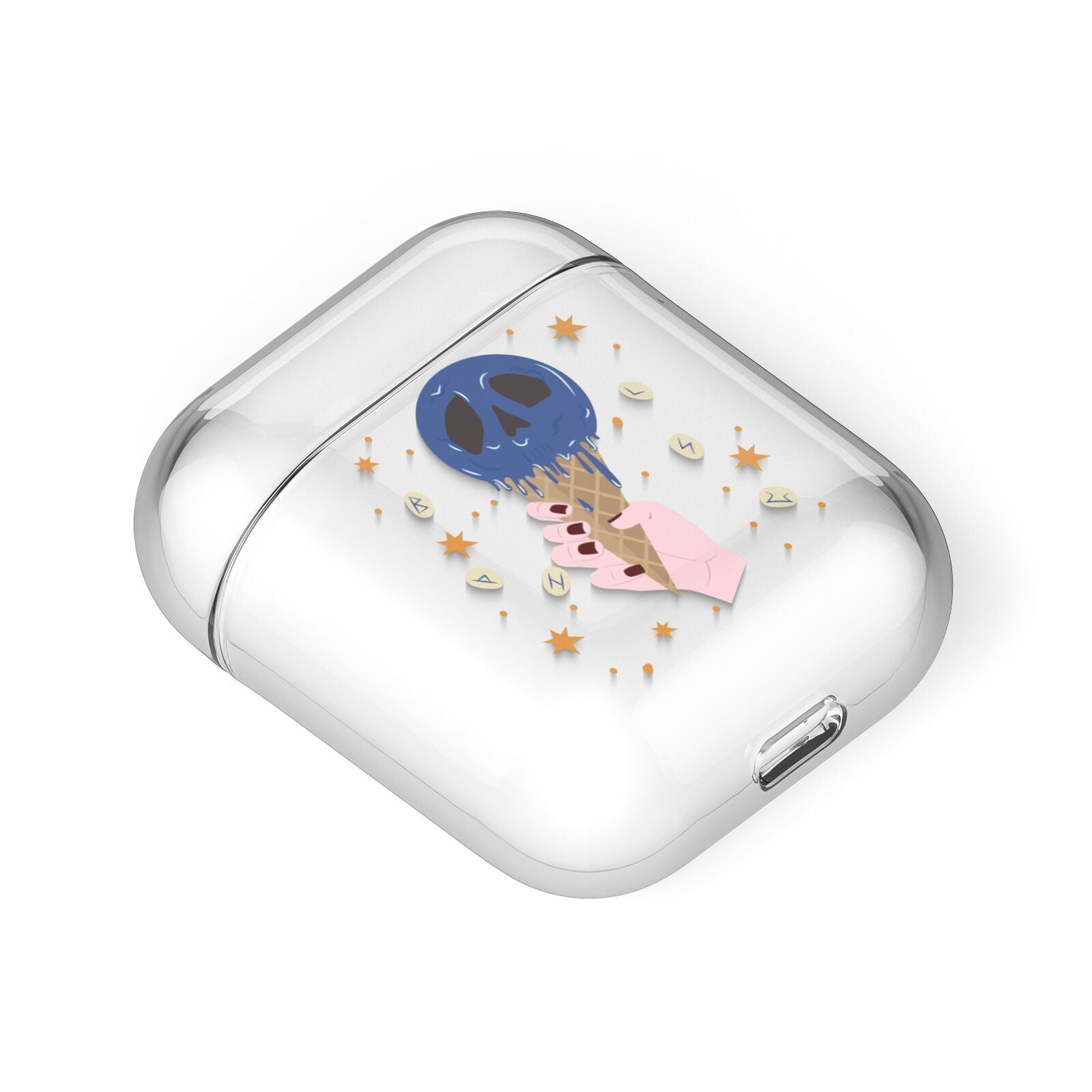 Clairvoyant Witches Hands AirPods Case Laid Flat