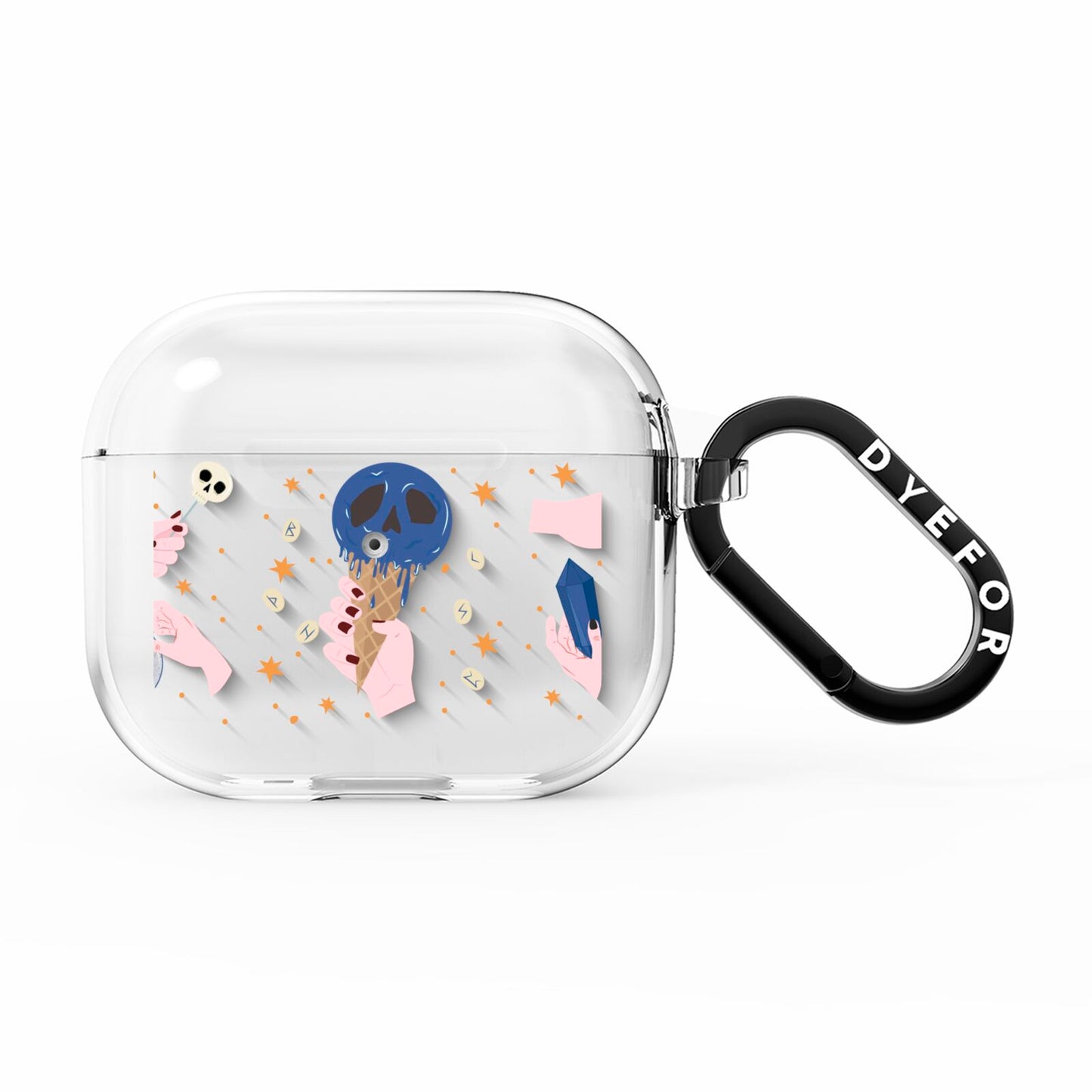 Clairvoyant Witches Hands AirPods Clear Case 3rd Gen