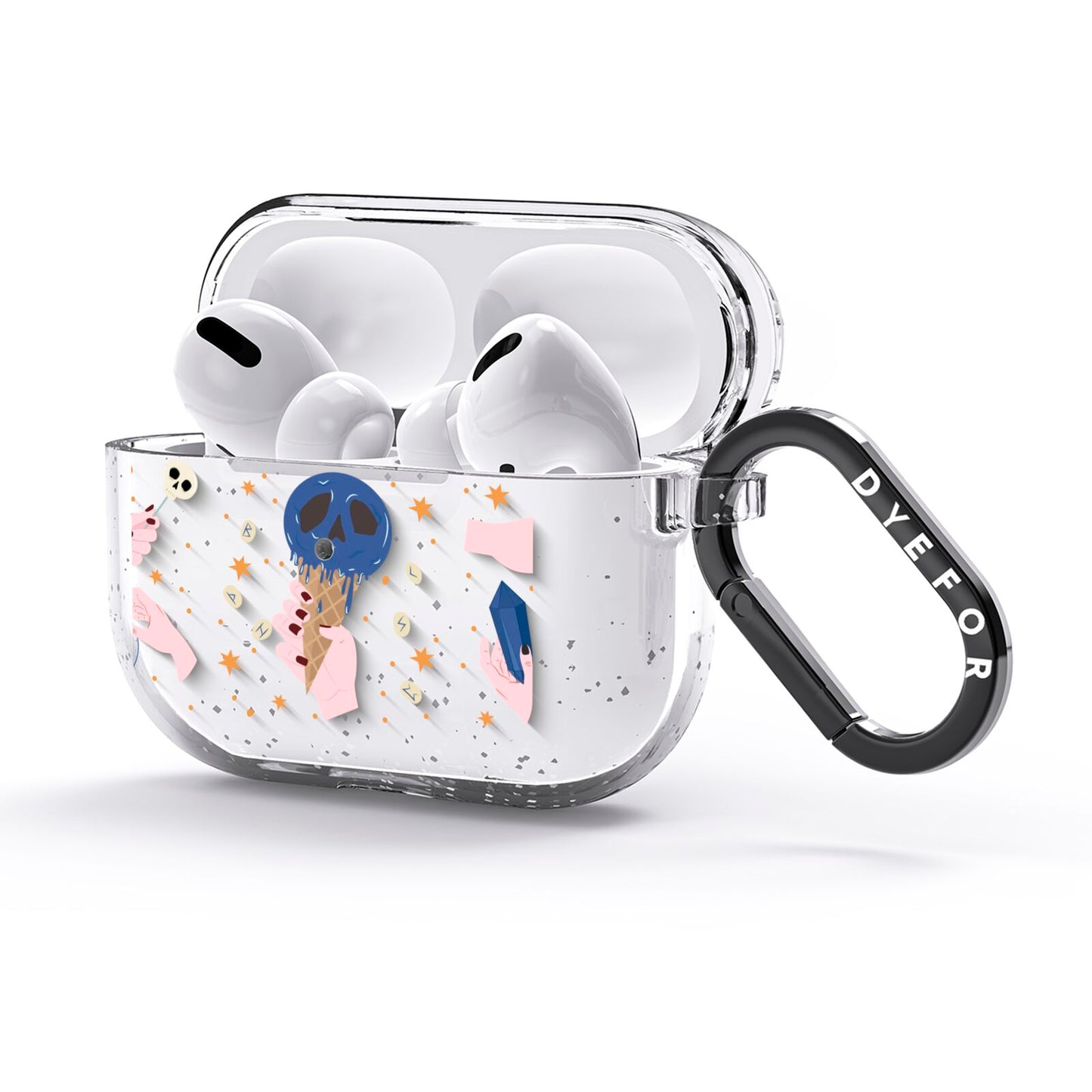 Clairvoyant Witches Hands AirPods Glitter Case 3rd Gen Side Image
