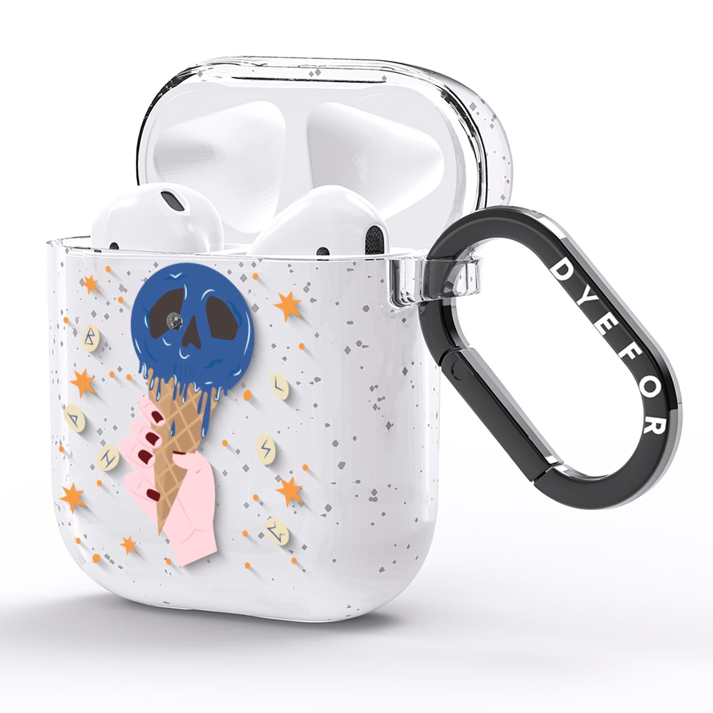 Clairvoyant Witches Hands AirPods Glitter Case Side Image