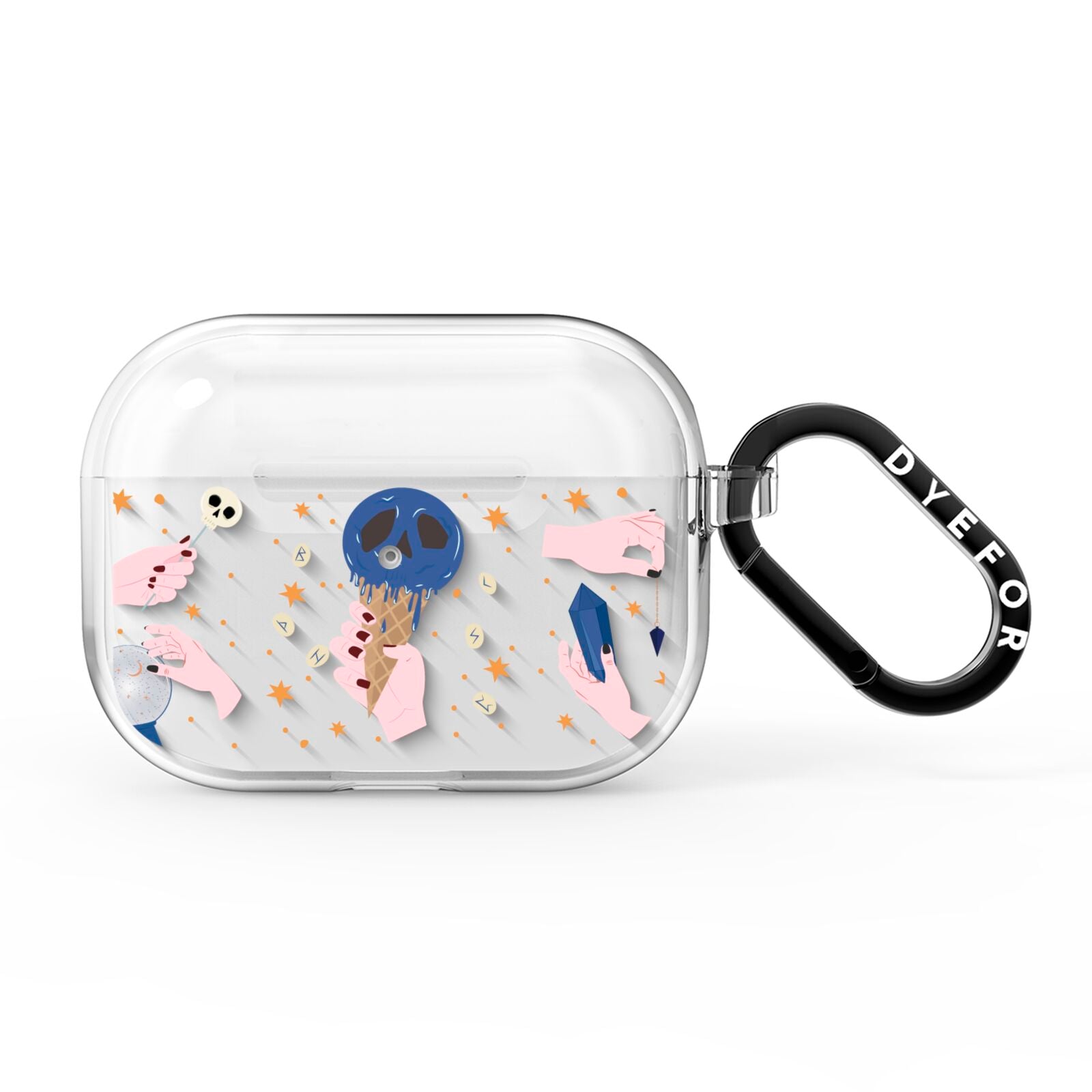 Clairvoyant Witches Hands AirPods Pro Clear Case