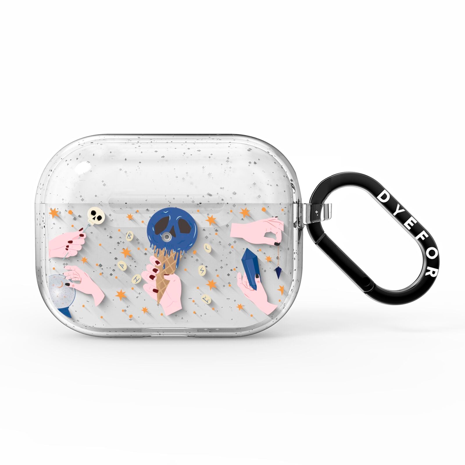 Clairvoyant Witches Hands AirPods Pro Glitter Case