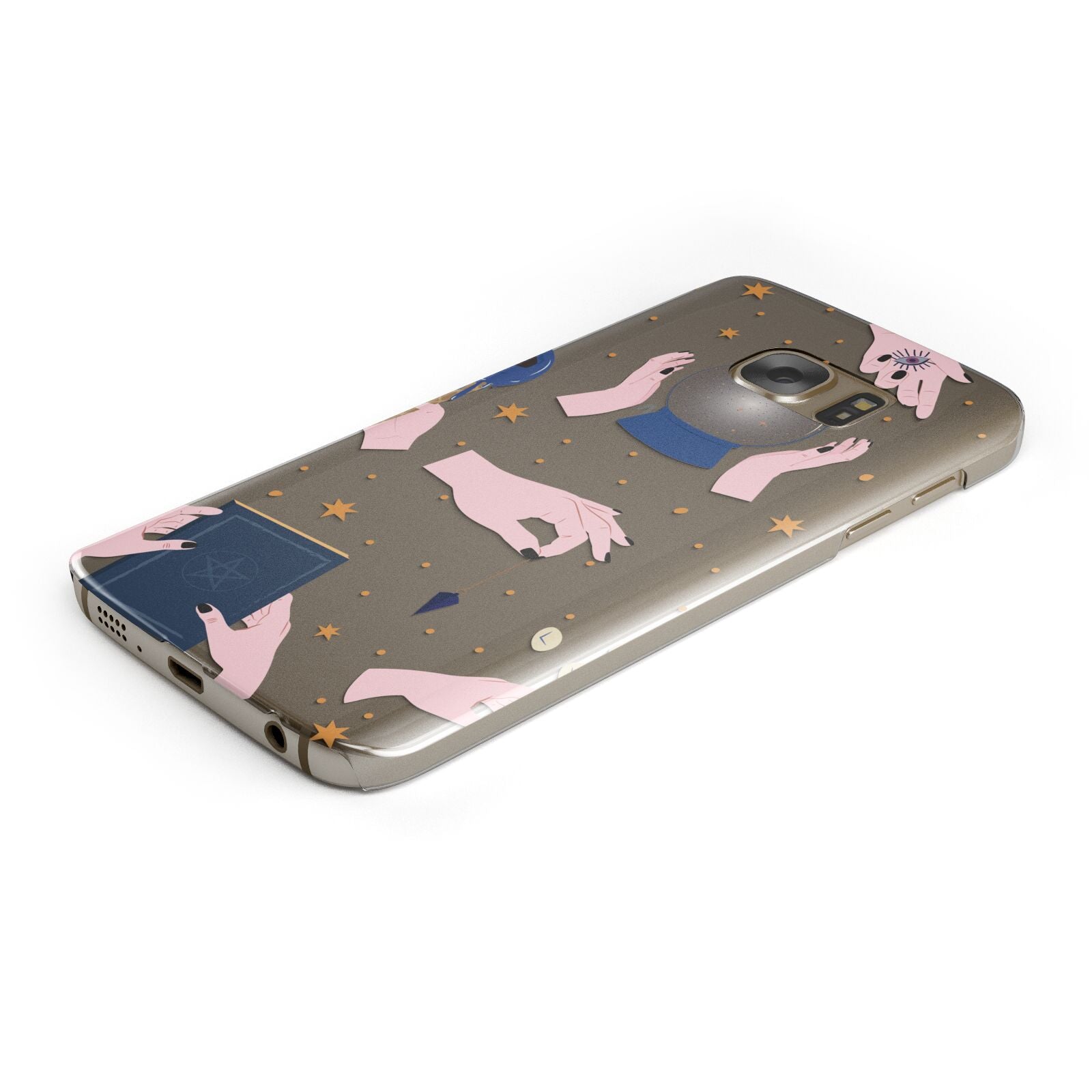 Clairvoyant Witches Hands Samsung Galaxy Case Bottom Cutout