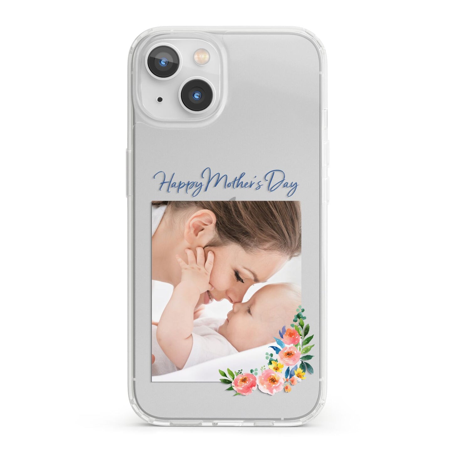 Classic Mothers Day iPhone 13 Clear Bumper Case