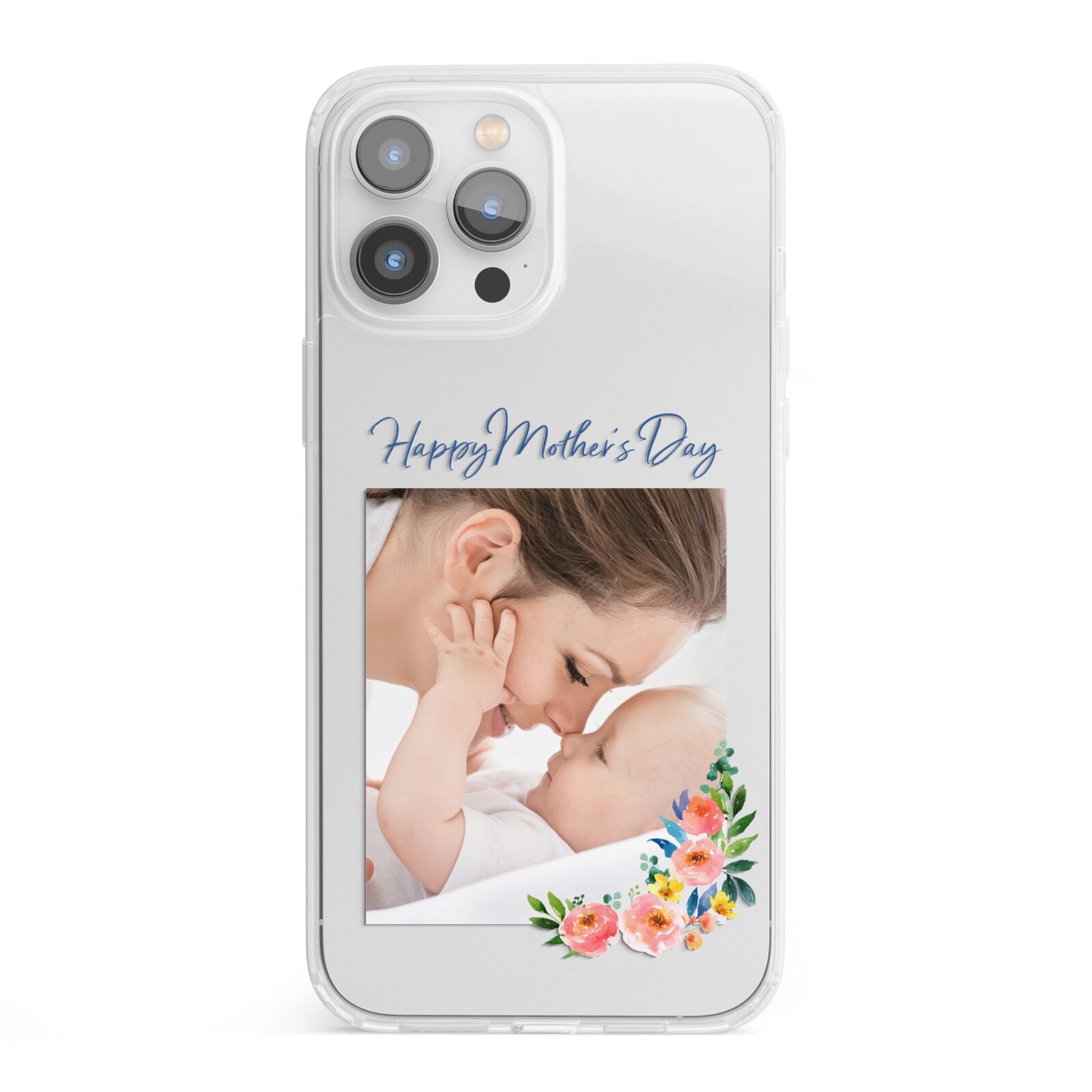 Classic Mothers Day iPhone 13 Pro Max Clear Bumper Case