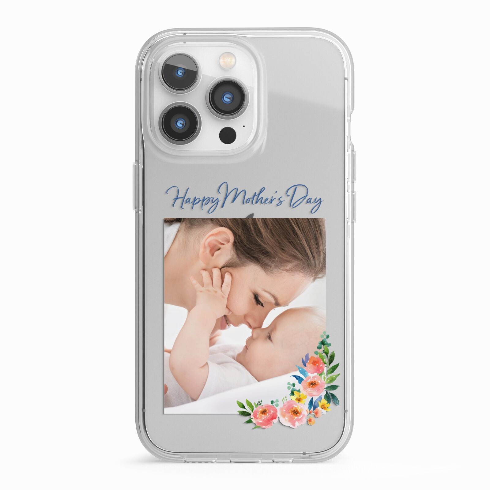 Classic Mothers Day iPhone 13 Pro TPU Impact Case with White Edges