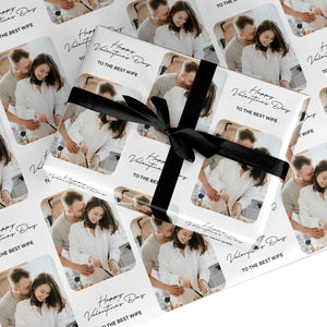 Classic Valentine's Photo Wrapping Paper