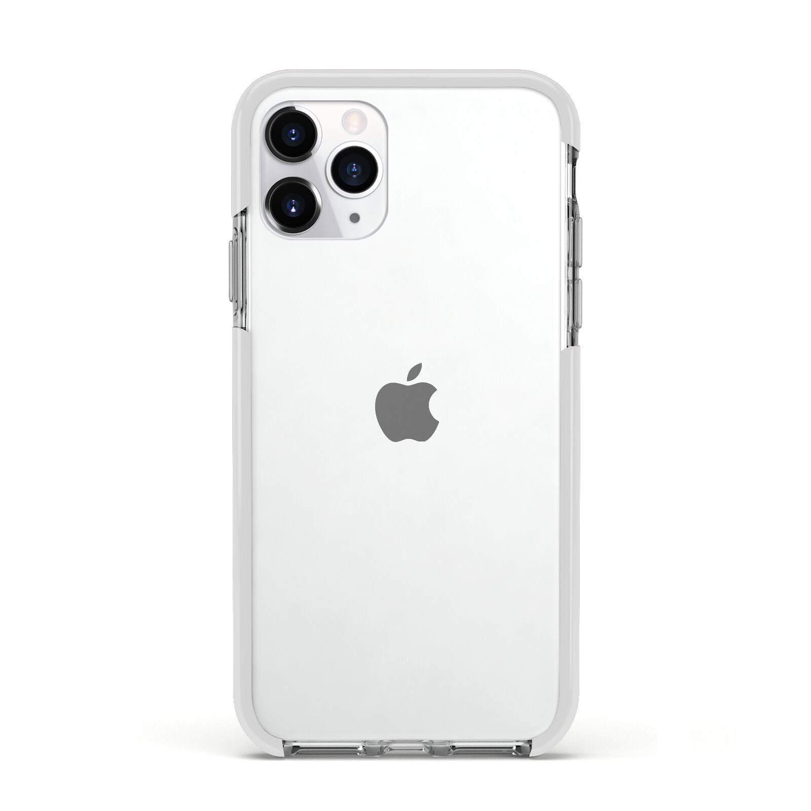 Clear Apple iPhone 11 Pro in Silver with White Impact Case