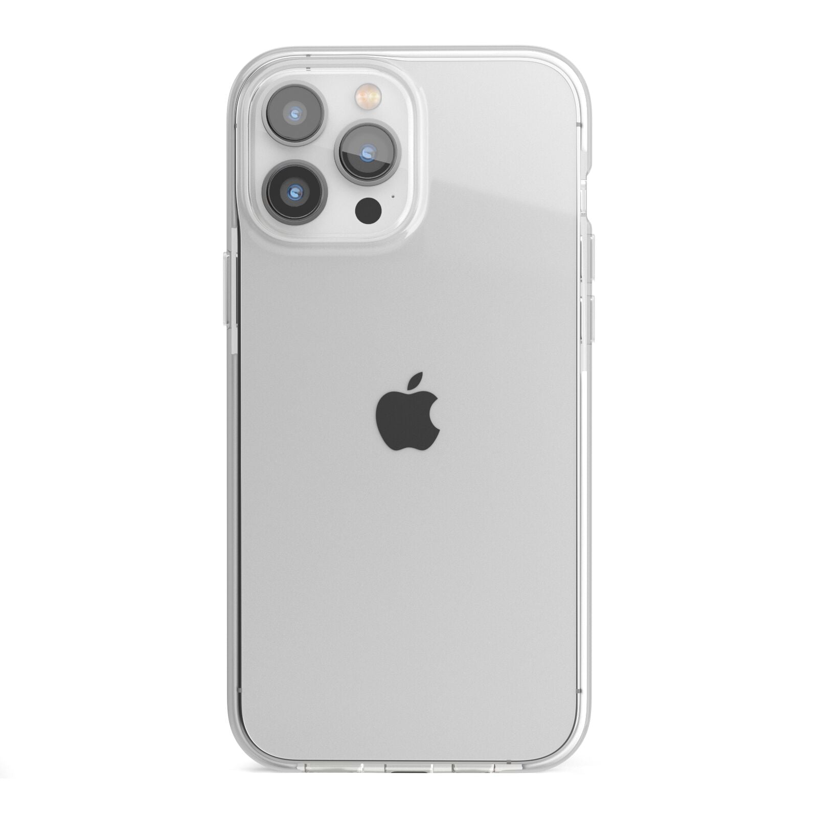 Clear iPhone 13 Pro Max TPU Impact Case with White Edges