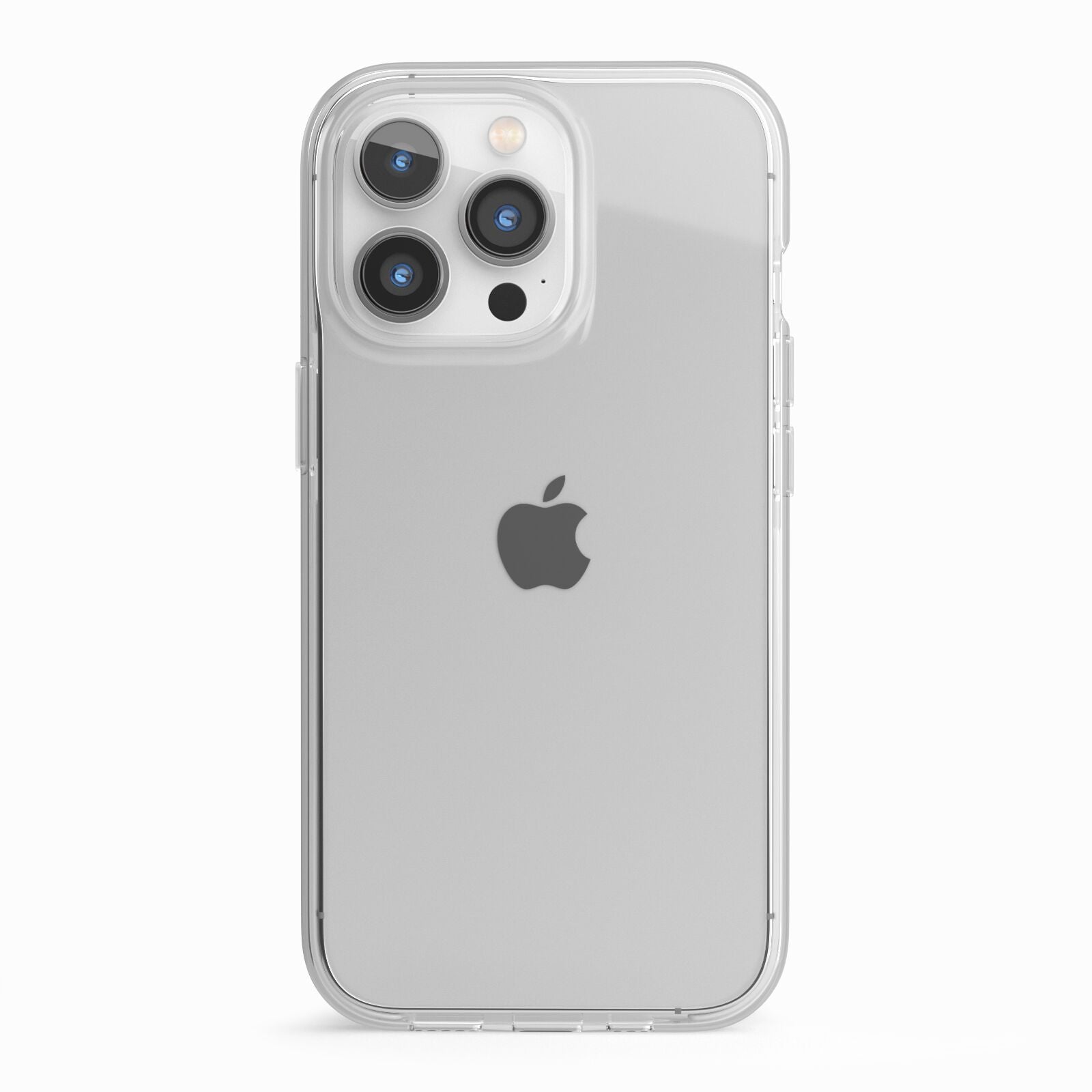 Clear iPhone 13 Pro TPU Impact Case with White Edges