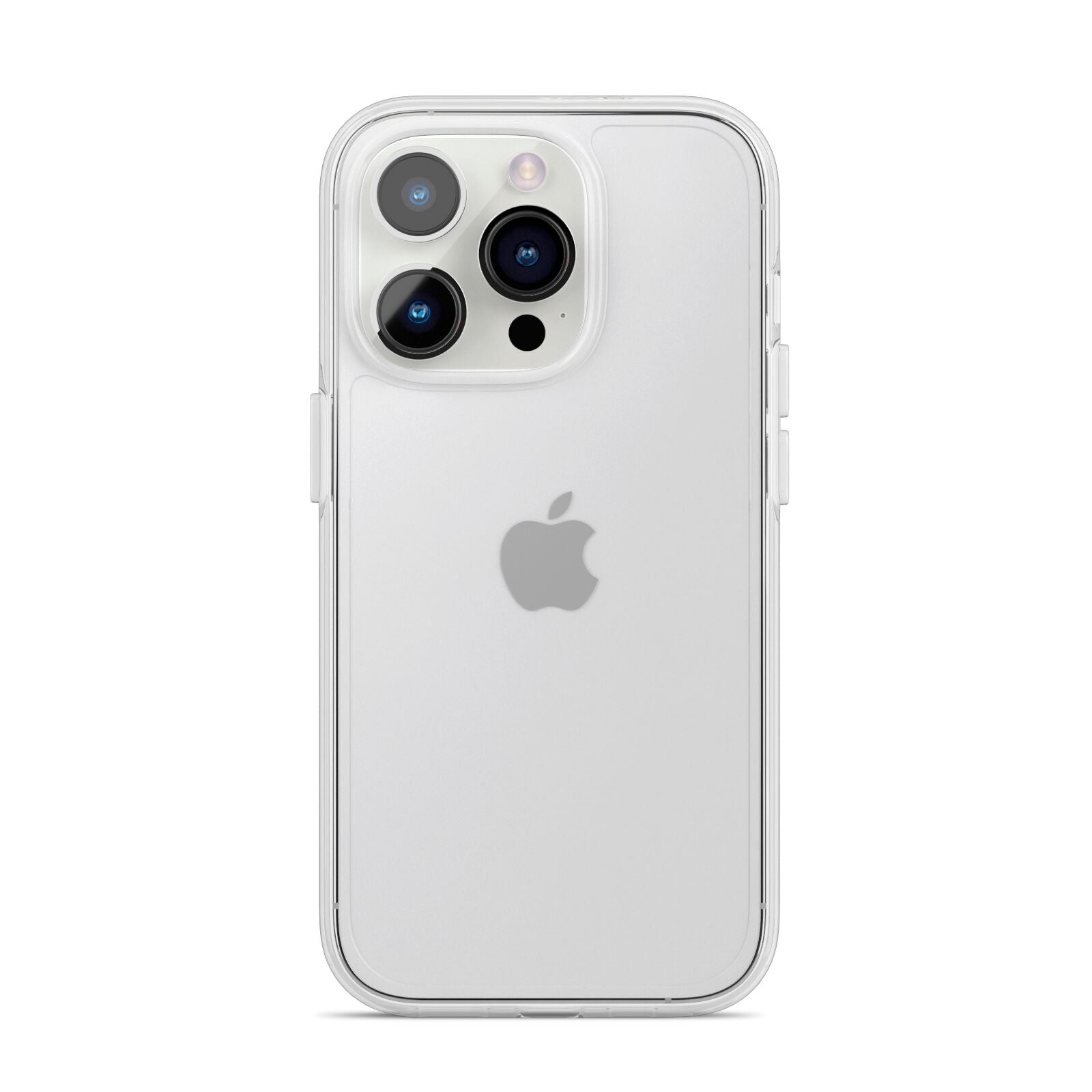 Clear iPhone 14 Pro Clear Tough Case Silver