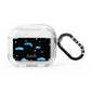 Cloudy Night Sky with Name AirPods Glitter Case 3rd Gen