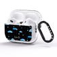 Cloudy Night Sky with Name AirPods Pro Glitter Case Side Image