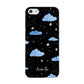 Cloudy Night Sky with Name Apple iPhone 5 Case