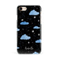 Cloudy Night Sky with Name Apple iPhone 7 8 3D Snap Case