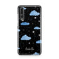 Cloudy Night Sky with Name Huawei P20 Pro Phone Case