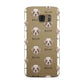 Clumber Spaniel Icon with Name Samsung Galaxy Case