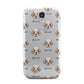 Clumber Spaniel Icon with Name Samsung Galaxy S4 Case