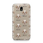 Clumber Spaniel Icon with Name Samsung J5 2017 Case