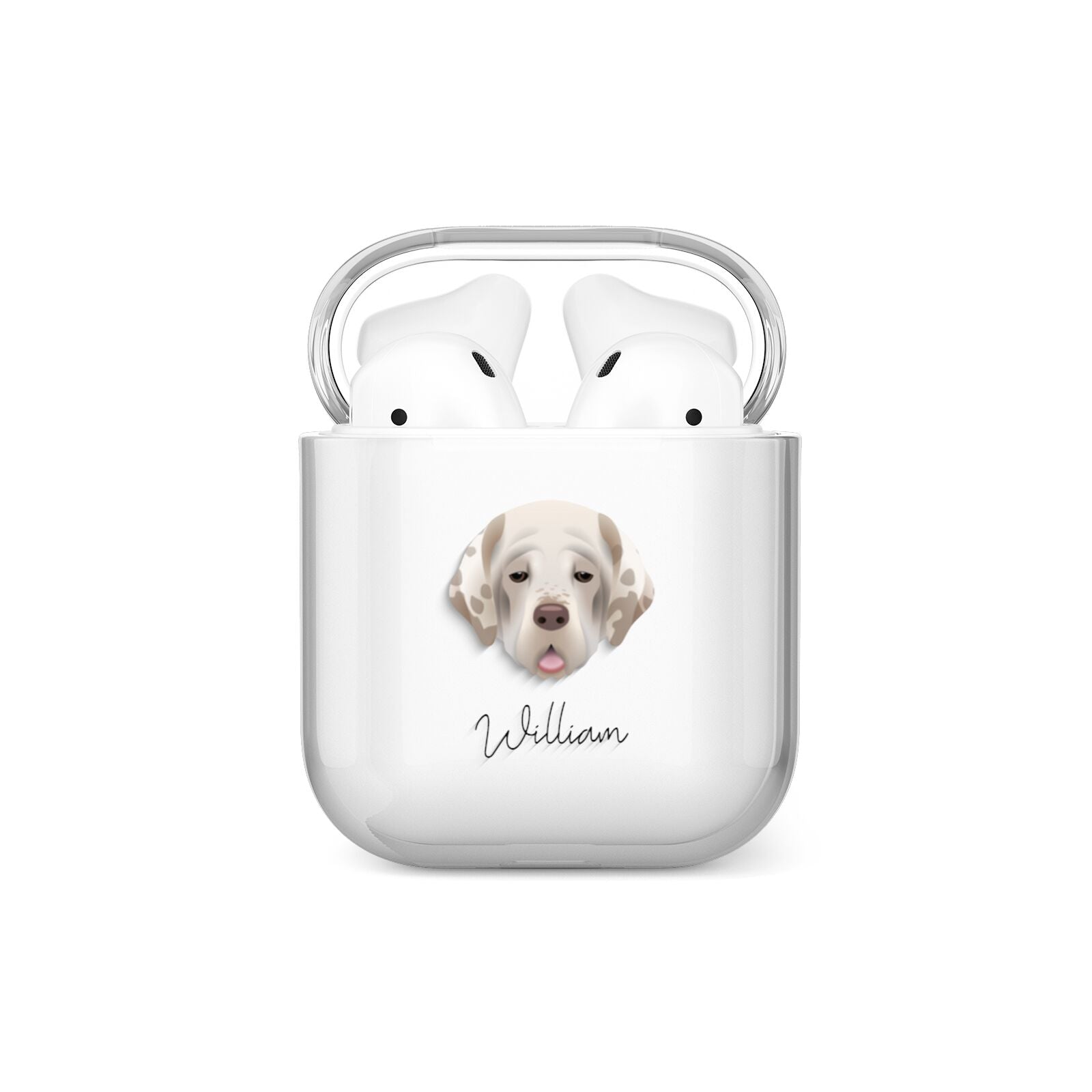 Clumber Spaniel Personalised AirPods Case