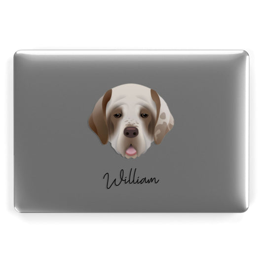 Clumber Spaniel Personalised Apple MacBook Case