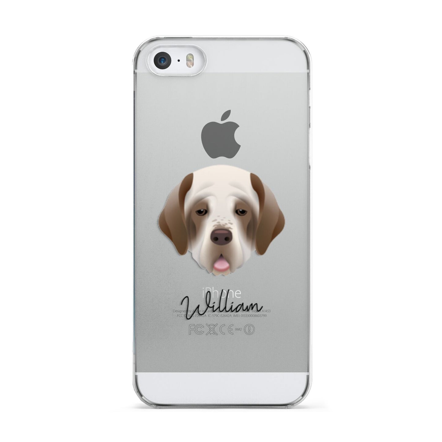Clumber Spaniel Personalised Apple iPhone 5 Case