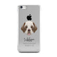 Clumber Spaniel Personalised Apple iPhone 5c Case