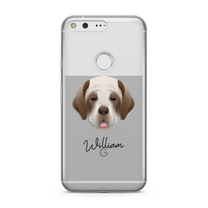 Clumber Spaniel Personalised Google Pixel Case