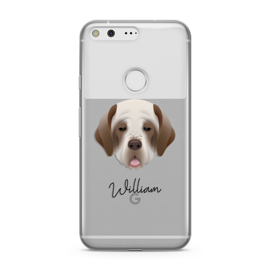 Clumber Spaniel Personalised Google Pixel Case