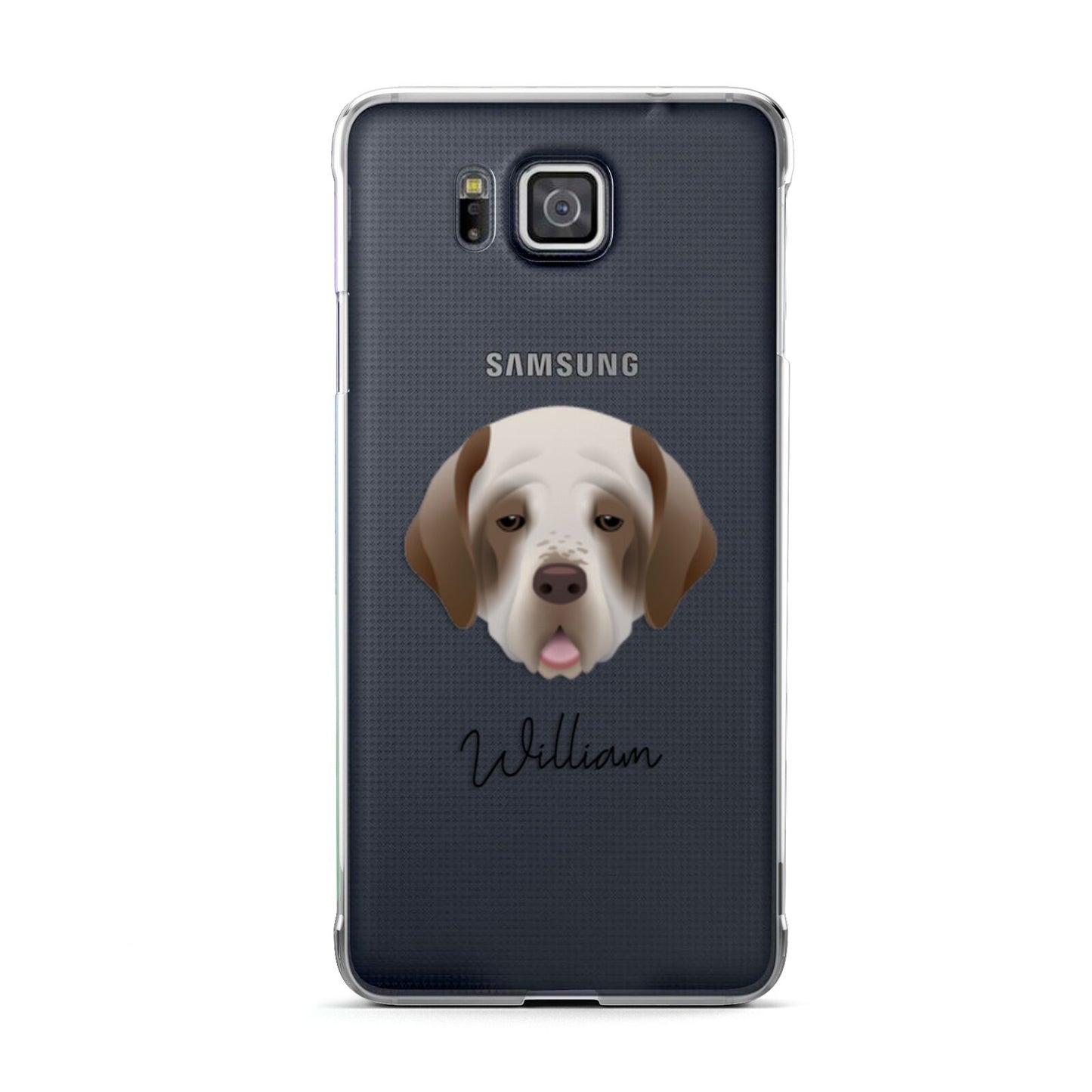 Clumber Spaniel Personalised Samsung Galaxy Alpha Case