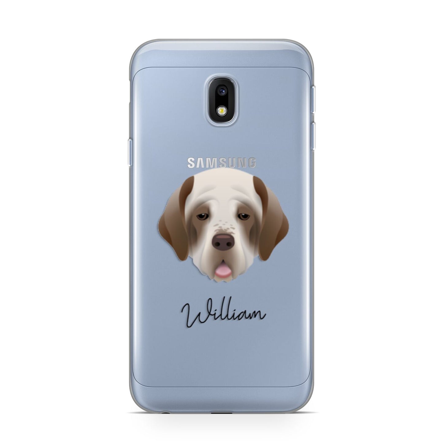 Clumber Spaniel Personalised Samsung Galaxy J3 2017 Case