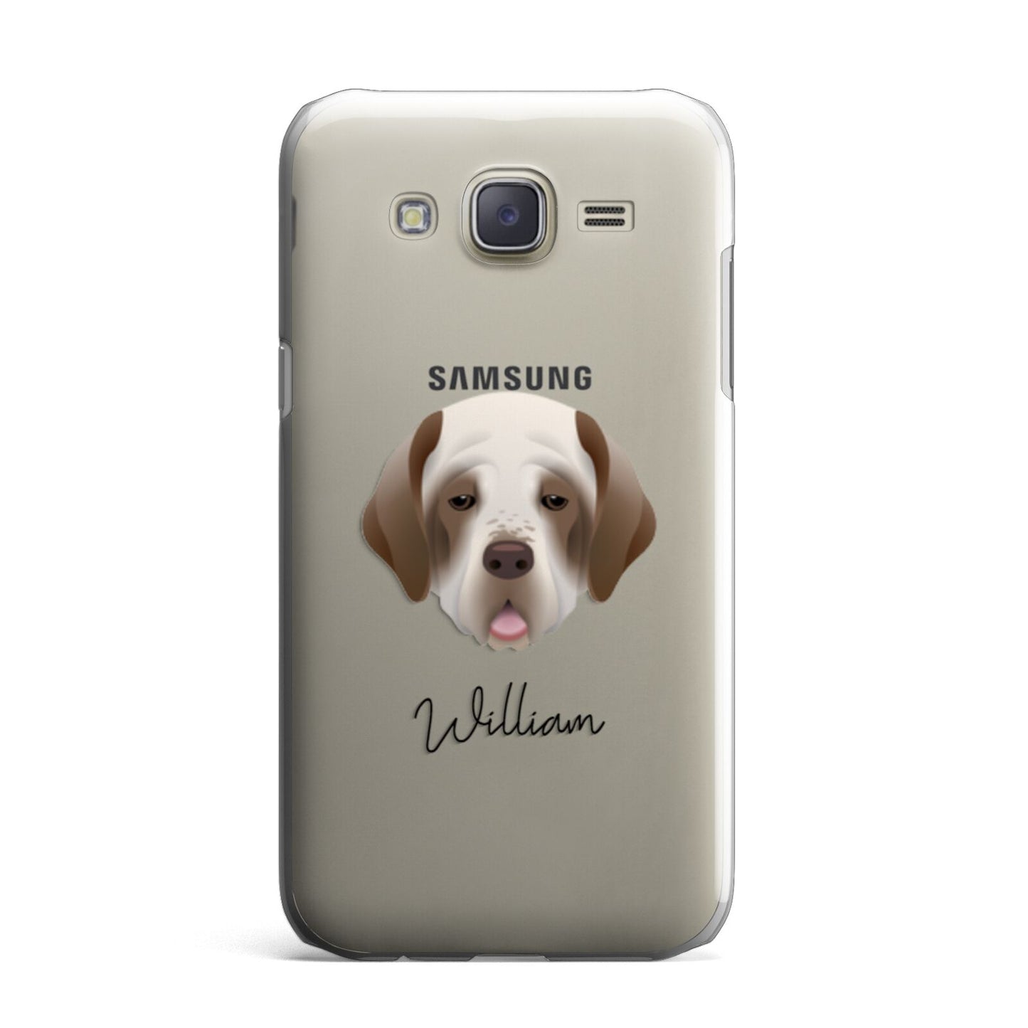 Clumber Spaniel Personalised Samsung Galaxy J7 Case