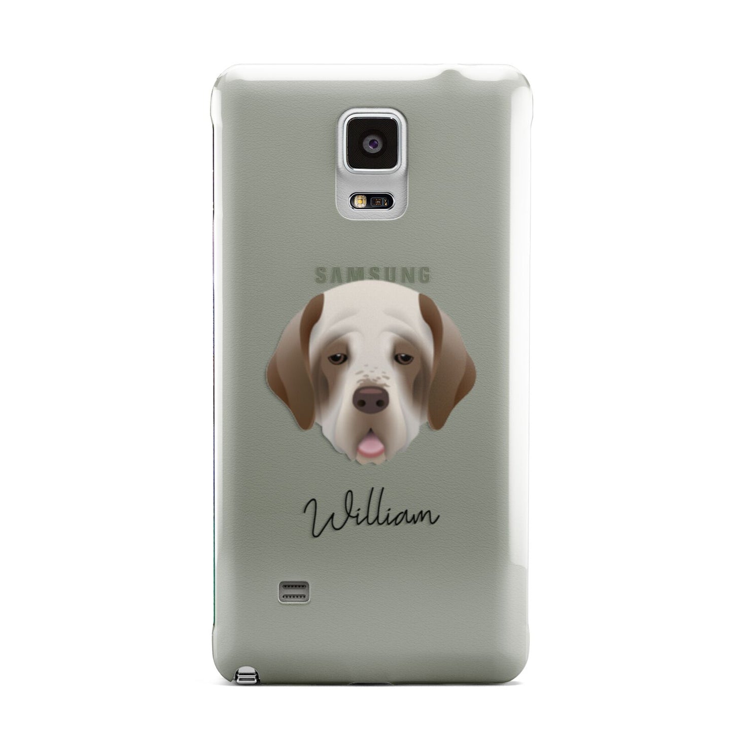 Clumber Spaniel Personalised Samsung Galaxy Note 4 Case