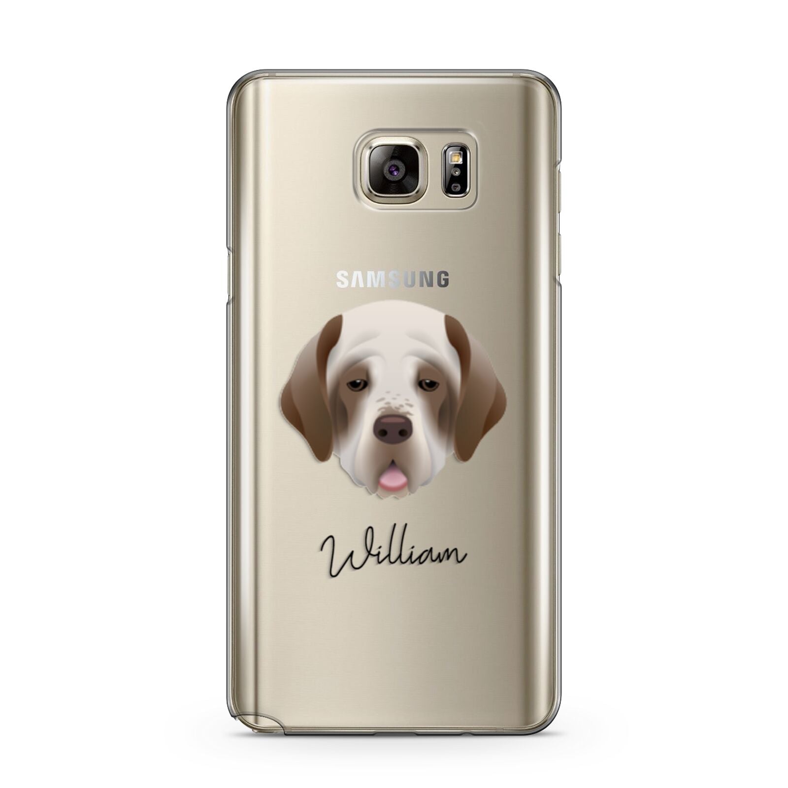 Clumber Spaniel Personalised Samsung Galaxy Note 5 Case
